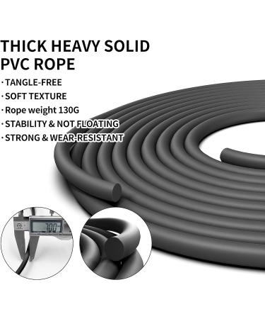 Proiron Universal Spring Jump Rope - Anti-Slip Handles Adjustable Fitness & Weight Loss for Adults & Kids - Black - Buy Online on SooperMarket.com