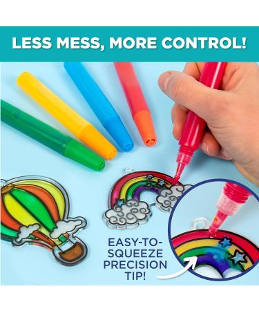 Suncatcher Paint Pens 10ML - 10 Pack, 10 Colors - Kids Window Art Supplies - Arts and Crafts Refill Kit by Horizon Group USA - Buy Online on SooperMarket.com