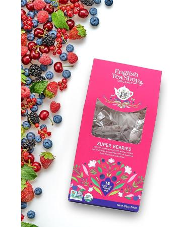 English Tea Shop Organic Super Berries (15 Pyramids) 30 g - Buy Online on SooperMarket.com