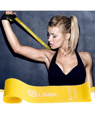 Limm Resistance Loop Exercise Bands - Set of 5 with Instruction Guide & Carry Bag - Latex Stretch Bands for Home Workout & Physical Therapy - Multicolor Set for Women and Men - Buy Online on SooperMarket.com