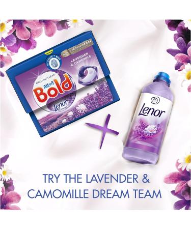 Bold All-in-1 PODS Washing Liquid Laundry Detergent Capsules 33 Washes Lavender & Camomile For Brilliant Clean With Built-In Fabric Softener Lavender 33 count (Pack of 1) - Buy Online on SooperMarket.com