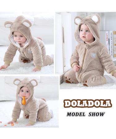 Dalmatian Baby Romper | Toddler's Jumpsuit 18-24 Months | Beige Bear Onesie for Newborns - Buy Online on SooperMarket.com