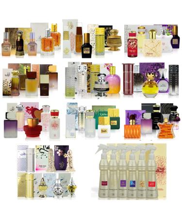 Ahmad Al Maghribi Perfume Samples (Complete Set) Women's Fragrances and Men Cologne - Muestras de Perfumes Para Mujeres y Hombres. Pheromone Perfume Complete Set (All Samples)