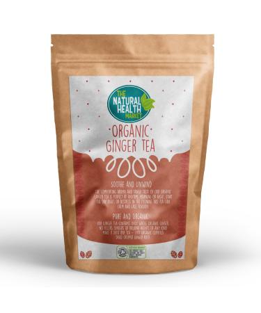 Organic Ginger Tea Bags By The Natural Health Market Soil Association Certified Organic Ginger Tea Bags (20 Teabags)