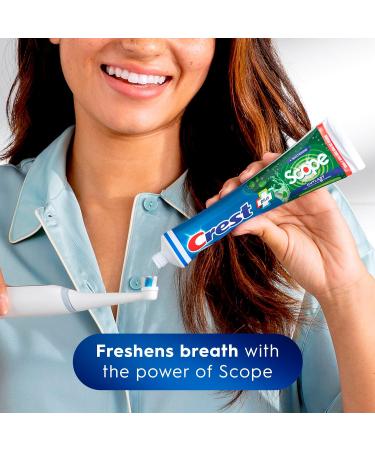 Crest Complete Whitening Toothpaste Plus Scope Outlast Long Lasting Mint Flavor 360 mL (Pack of 3) Toothpaste Scope Outlast (Pack of 3) - Buy Online on SooperMarket.com