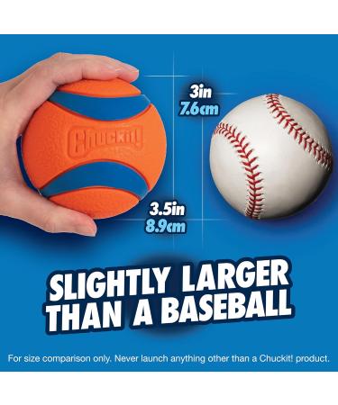 Chuckit Ultra Ball XLarge for Dogs - 8.5 cm Waterproof & Durable Dog Ball - Compatible with Chuckit Launchers - Multi-Colored 1-Pack - Buy Online on SooperMarket.com
