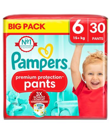 Pampers Premium Protection Pants size 6 Extra Large 15+kg Big Pack (30 pieces) NEW - Size 6 (30 pieces)