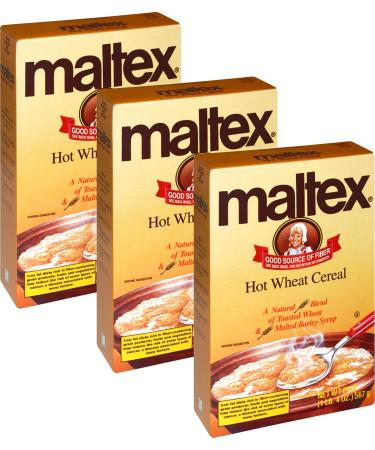 Maltex Hot Wheat Cereal Toasted Wheat and Malted Barley 20 Ounce (Pack of 3)