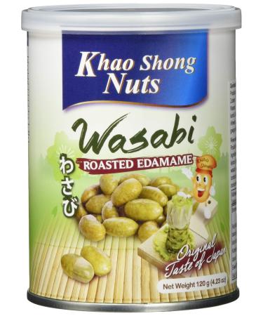 KHAO SHONG Edamame with Wasabi (120 g) Edamame with Wasabi 120 g (1 pack)
