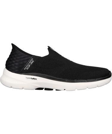 Skechers Men's Gowalk 6 Slip-ons | Athletic Walking Shoes with Memory Foam - Size 10 Black/White - Buy Online on SooperMarket.com
