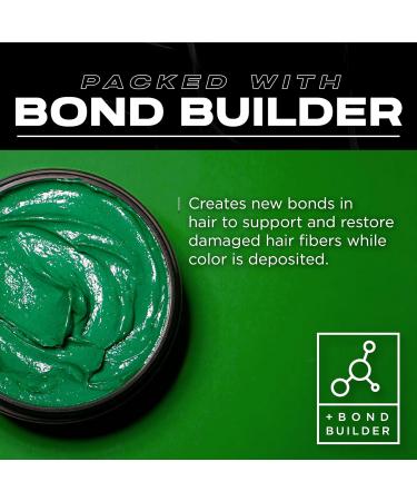 XMONDO Color Super Green Hair Healing Semi Permanent Color - 8 Fl Oz Vegan Formula with Hyaluronic Acid & Bond Building Technology - Buy Online on SooperMarket.com