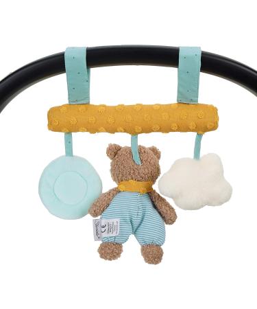Buy Sterntaler Bear Ben Hanging Toy with Velcro - Rattle for Newborns | Multi-Coloured Baby Toy - Buy Online on SooperMarket.com