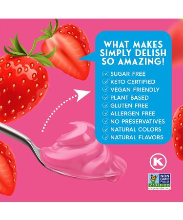 Natural Simply Delish Instant Strawberry Pudding - 1.7 oz | Healthy Dessert - Buy Online on SooperMarket.com