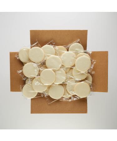 50-Pack Nut-Free Uniced Round Shaped Smiley Cookie Sugar Cookies Peanut 1 Count (Pack of 50)