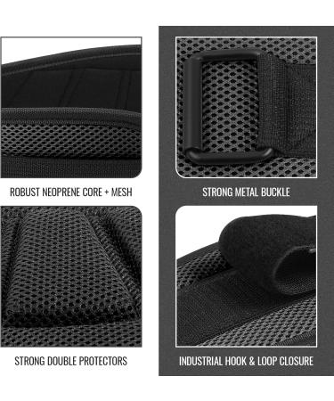 Sawan Weight Lifting Belt for Men & Women - Ultimate Fitness & Bodybuilding Support | Strength Training Powerlifting Gym | Adjustable Black Design - Buy Online on SooperMarket.com