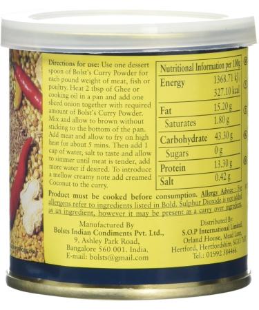Bolst's Curry Powder Mild 100g - Authentic Indian Spice Blend - Buy Online on SooperMarket.com