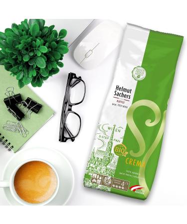Buy Helmut Sachers Organic Coffee - 100% Arabica Whole Beans Intensity 4/5 500g - International Shipping Available - Buy Online on SooperMarket.com