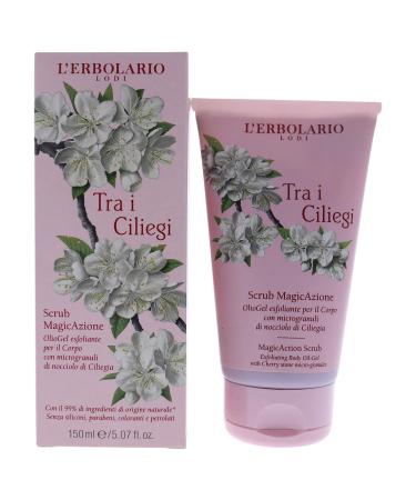 L'Erbolario TRA I CILIEGI body peeling oil gel with microgranules of cherry stones 1 1 pack (1 x 150 ml)