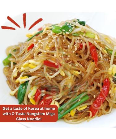 O'taste Nongshim Miga Korean Instant Glass Noodles (Cut Type) 400g - Authentic Korean Flavor | Quick and Delicious Meal Option - Buy Online on SooperMarket.com