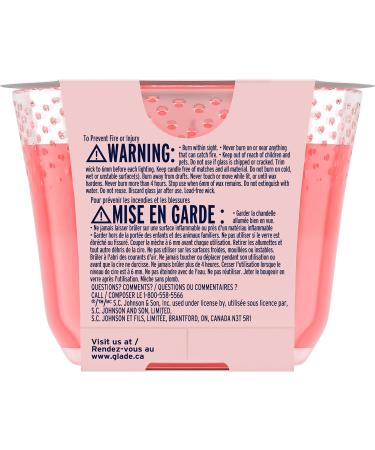 Glade Scented Candle Strawberry Cake Shake Air Freshener Infused with Essential Oils 3-Wick Candle 1 Count - Buy Online on SooperMarket.com