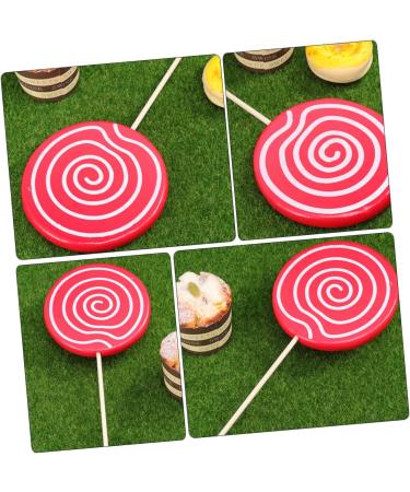 Alipis 8 Pcs Christmas Lollipop Ornaments Giant Lollipop Prop K ds Toys Lollipop Prop Realistic Peg with Hook Food Decor Micro Toys Wedding Decorations Wooden Unique Party Supplies Child - Buy Online on SooperMarket.com