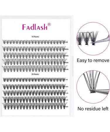 200Pcs 10D/20D 0.07 C Curl Cluster Lashes Mixed Trays DIY Eyelash Extensions 8-16mm at Home - Buy Online on SooperMarket.com