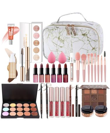 Chseo make-up set make-up cosmetics make-up case cosmetics gift set eyeshadow lip gloss concealer pallet powder lipstick make-up pallets for face eyes and lips #5