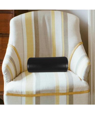 TEHAUX Lumbar Roll for Chair Memory Foam Back with Elastic Strap 3D Back Roll Lumbar Support Black - Buy Online on SooperMarket.com