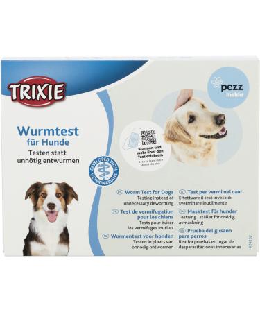 TRIXIE practical worm test for dogs for home use 19.5 15 2 cm - 24202