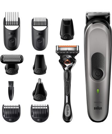 Buy Brown Multi-Grooming Kit 7 MGK7920 | 10-in-1 Beard Trimmer & Hair Clipper for Men - Face Head & Body Hair - Black/Silver - Buy Online on SooperMarket.com
