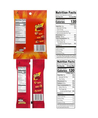 Corn Nuts Variety Pack - 15 Pack - 4oz Each - Jalapeno Cheddar, Chile Picante, Ranch, Original, BBQ Flavors - Bulk Box with Bag Clip | Mighty Merchandise - Buy Online on SooperMarket.com