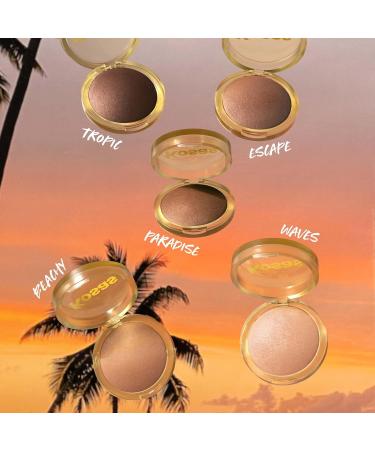 Kosas Sun Show Glowy Warmth Bronzer - Talc-Free Vegan Contouring Powder for Cheekbones & Jawline - Enriched with Fatty Acids - Ideal for Beachy Looks - Buy Online on SooperMarket.com
