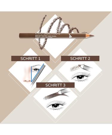 Manhattan BrowTstic Eyebrow Pencil Medium 002 - Defined Dense Eyebrows with Fibers - 1.08g for International Shipping - Buy Online on SooperMarket.com