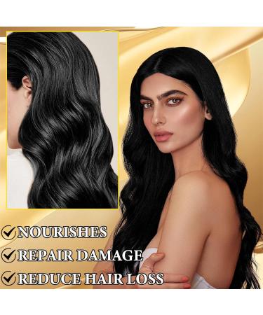 Instant Black Hair Dye Shampoo - 3 in 1 Color & Care for Gray Hair | Moisturizing & Long Lasting Repair - 100ml for Men & Women - Buy Online on SooperMarket.com