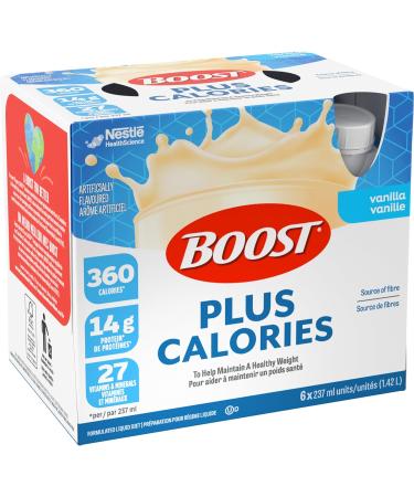 BOOST PLUS Complete Nutrition Drink Vanilla 6x237ml Bottles Case Pack of 4 Packaging May Vary - Buy Online on SooperMarket.com
