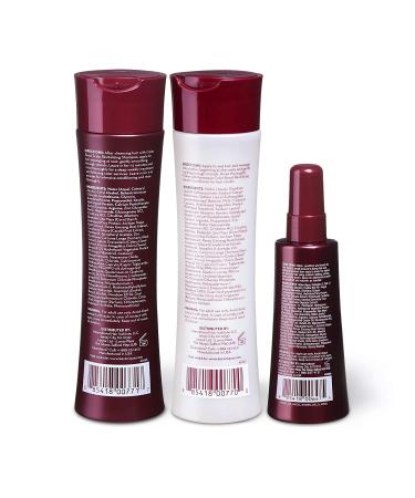 Keranique Color Boost Anti-Hair Loss Kit - Shampoo, Conditioner & Volume Spray for Color Treated Thinning Hair - 60 Day Supply - Buy Online on SooperMarket.com