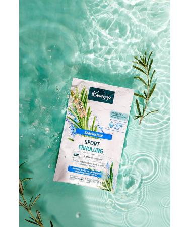 Kneipp Bath Crystals Sport Relaxation - Swimming Salt with Rosemary Oil & Menthol - Eucalyptus & Camphor - Cooling Effect - 60g - Buy Online on SooperMarket.com