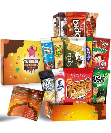 Midi Premium International Snacks Variety Pack Care Package Ultimate Assortment of Turkish Treats Mix variety pack of snacks Foreign Candy or Foreign Snacks Box