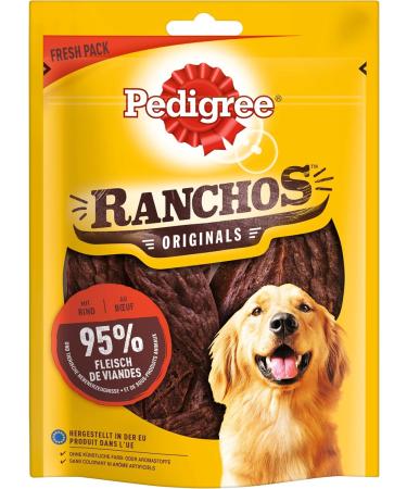 Buy Pedigree Ranchos Original Dog Snacks - 7 Pack (7x70g) | Soft Beef Treats for Small & Large Dogs - International Shipping Available - Buy Online on SooperMarket.com