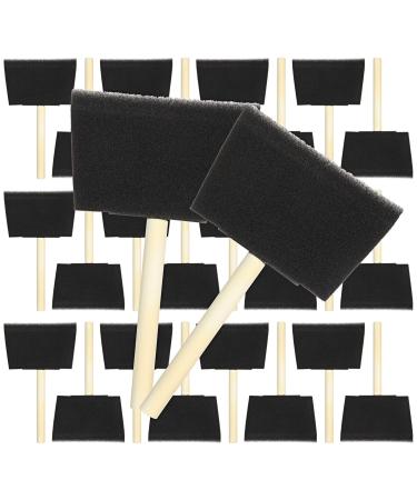 40 PCS Foam Paint Brushes 4 Inch Sponge Brushes Foam Brushes for Painting, Sponge Paint Brush, Foam Brushes for Staining Painting Acrylics Varnishes Art Crafts