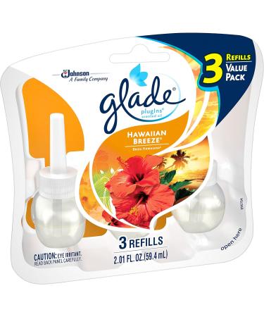 Glade PlugIns Refills Air Freshener Starter Kit | Hawaiian Breeze - 2 Warmers & 6 Essential Oil Refills for Home & Bathroom | Shop Internationally - Buy Online on SooperMarket.com