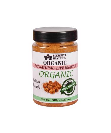 Blessfull Healing Organic Pakora Masala 100 Gram Airtight Container (Packing May Vary) 100 Gram 3.35 oz