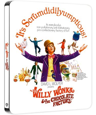 Willy Wonka & The Chocolate Factory Steelbook 4K Ultra HD 1971 Blu-ray - 2023 Release - Region Free - Buy Online on SooperMarket.com