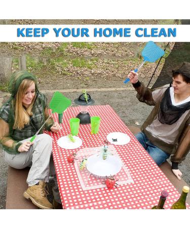 Jieyuchu Flying Claps - Stainless Steel Extendable Fly Swatter for Effective Pest Control | Ward Off Wasps & Mosquitoes | Blue - Buy Online on SooperMarket.com