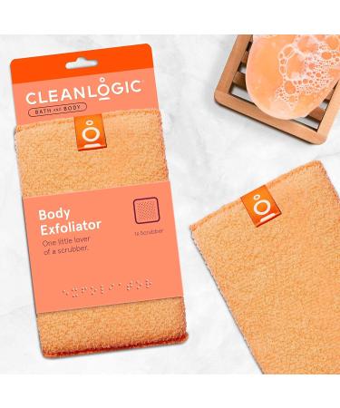 Cleanlogic Exfoliating Body Scrubber - Small Size, Assorted Colors (Pack of 6) - Buy Online on SooperMarket.com