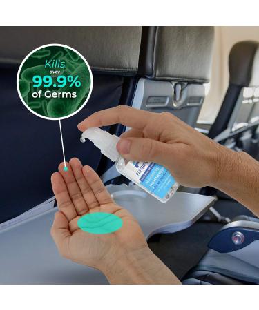 FLYGIENE 2oz Hand Sanitizer (1 Pack) Made in USA | 70% Alcohol + Aloe | TSA Approved Travel Bottles - Buy Online on SooperMarket.com