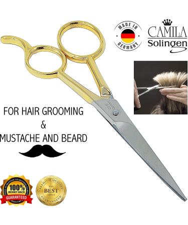 Camila Solingen CS07 Professional 5 Inch Hair Scissors - Razor Edge Barber Cutting Shears from Germany - Buy Online on SooperMarket.com