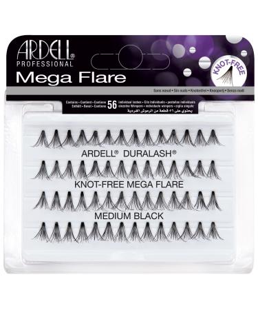Ardell Mega Flare - Knot-Free - Medium Black