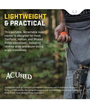 TenPoint ACUsled Portable Retractable Crossbow Cocking Device - 50% Reduced Draw Weight - Not for Nitro X - Buy Online on SooperMarket.com