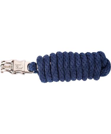 Merauno Lead Rope for Horse - Tie Rope in Various Stylish Designs Lead Rope Pony Donkey Goat with Panic Hook Black Blue Rose Gold Beige (Navy Blue Panic Hook) - Buy Online on SooperMarket.com